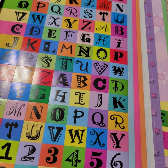 Scrapbook Kit with instruction idea booklet, paper, stickers and more NWT - Picture 8 of 12